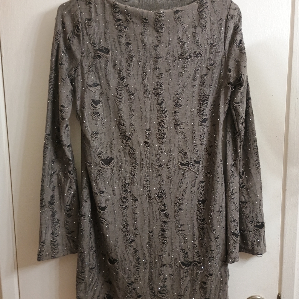 Missguided+ Chic Sheath Dress with Bell Sleeves